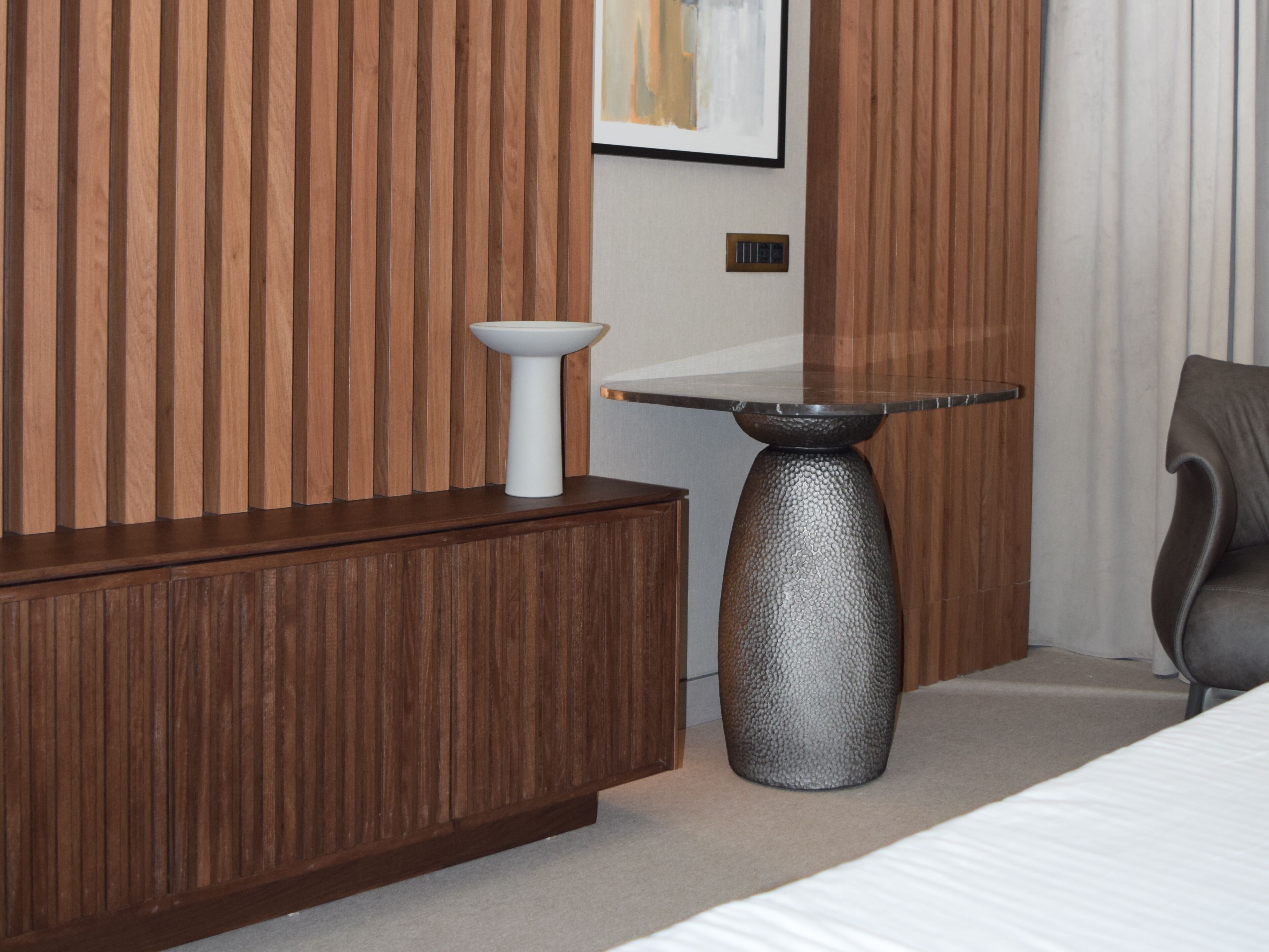 Квадратный стол в твердой поверхности ABLE THE ROCK ARCH-00081714 - Вид №3