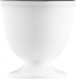 10642814 Furstenberg Подставка для яйца Furstenberg "Вагенфельд" 5см (с чёрным кантом) Фарфор