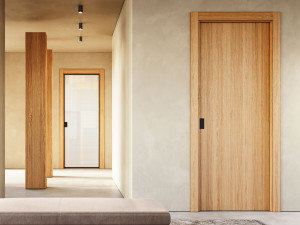 Ламинированная распашная дверь