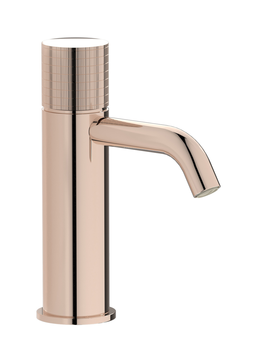 Смеситель для раковины на 1 отверстие в комплекте с донным клапаном WE ARE IB ga200rs Rose Gold Gatsby