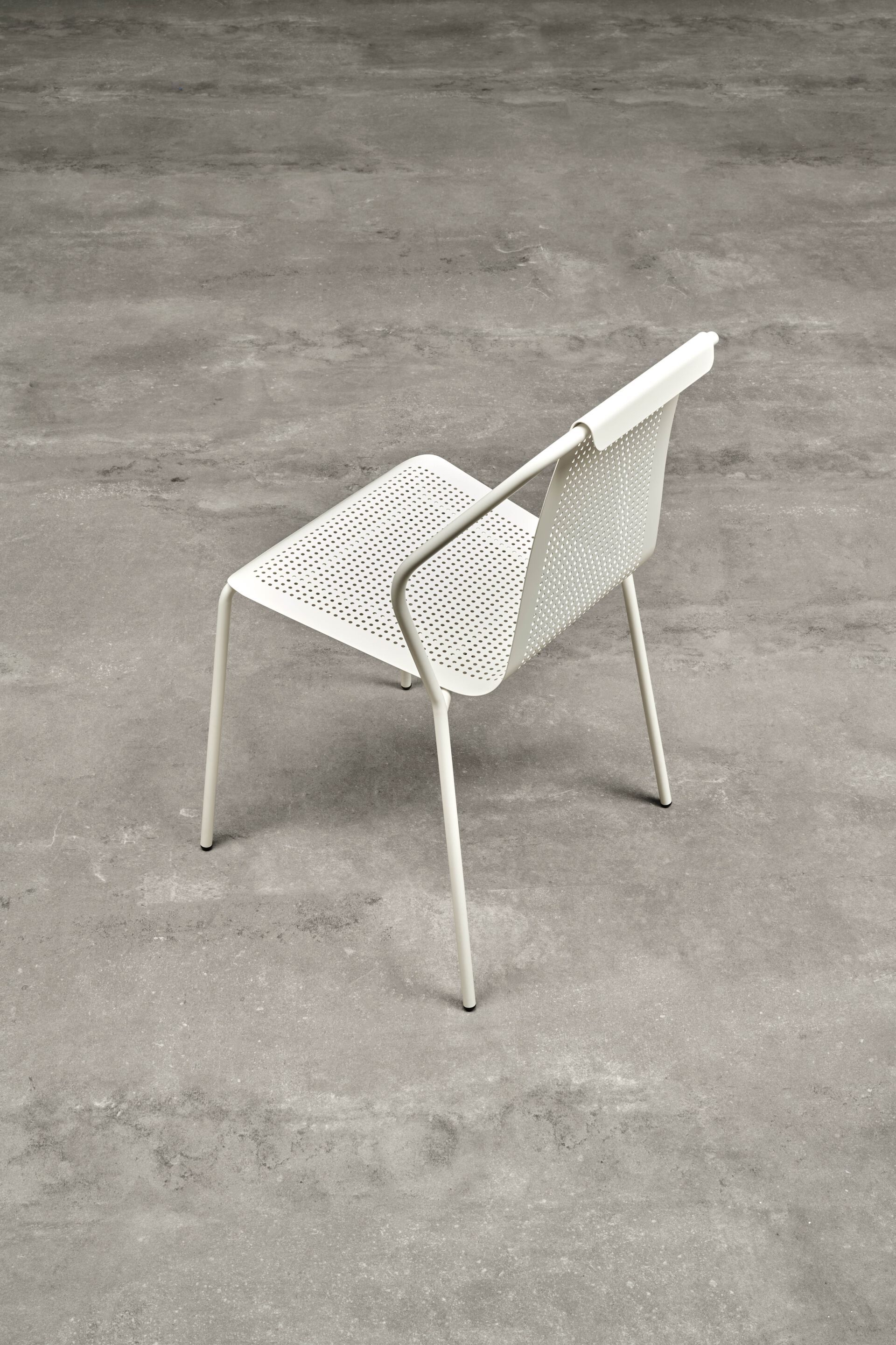 Штабелируемый садовый стул из перфорированного листового металла BALERI ITALIA DONNA OUTDOOR ARCH-00142400 - Вид №8