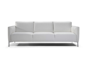 3-местный кожаный диван