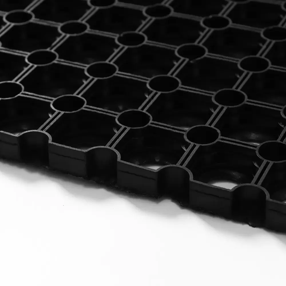 Коврик грязезащитный каучук Amigo 100x150 см цвет черный STLM-2154380 - Вид №2