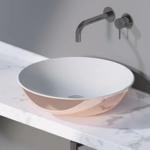 L241257 Накладная раковина на столешницу  круглая A. e T. Italia THIN