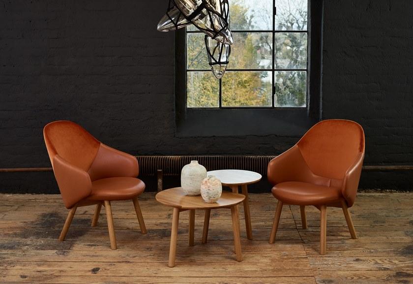 TON Кожаное кресло с подлокотниками Albu sun-id-1428325 - Вид №7