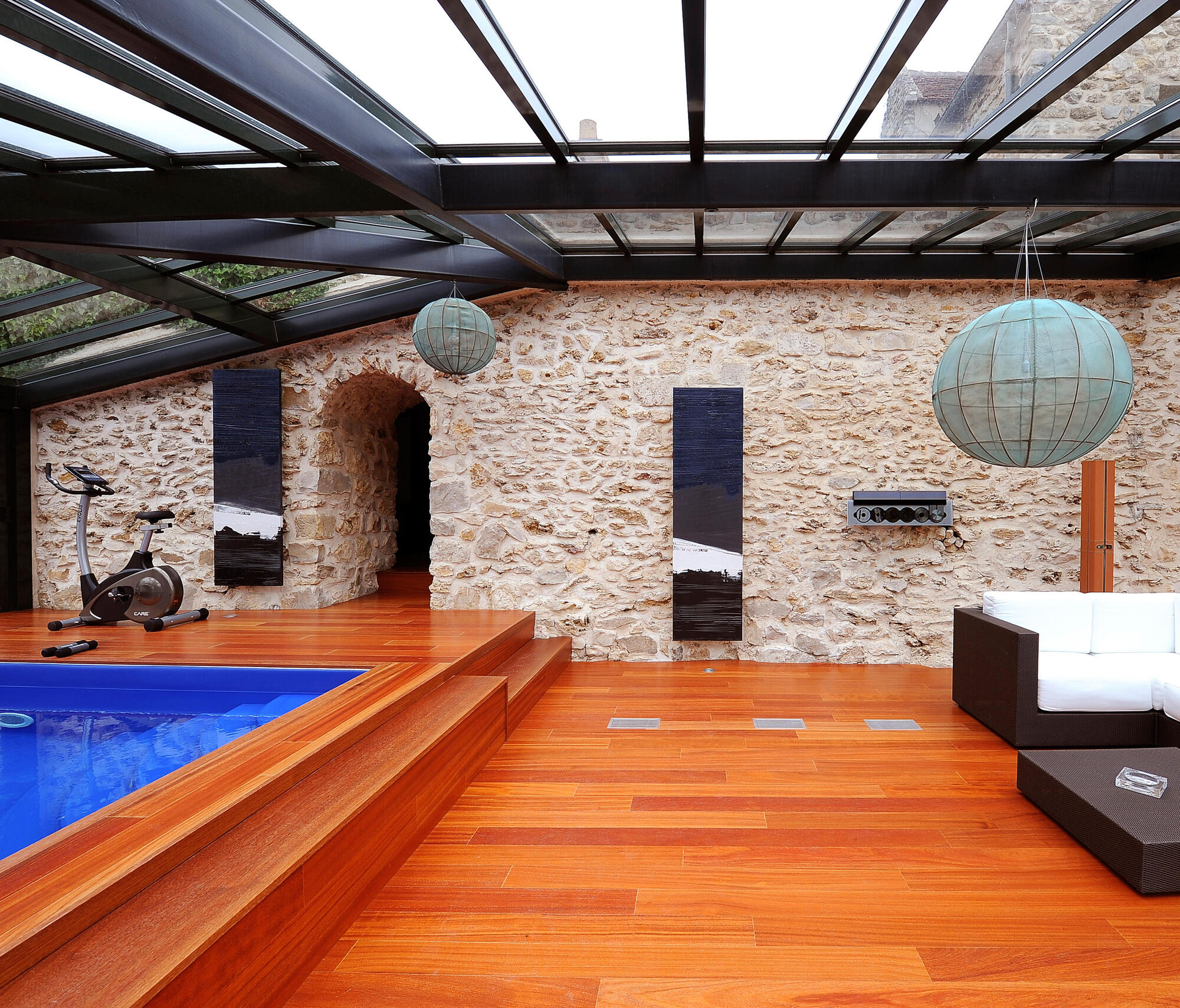 Водяной радиатор 185 x 50 cm Blue cargo Cinier 803 Вт sun-id-1217976 - Вид №3