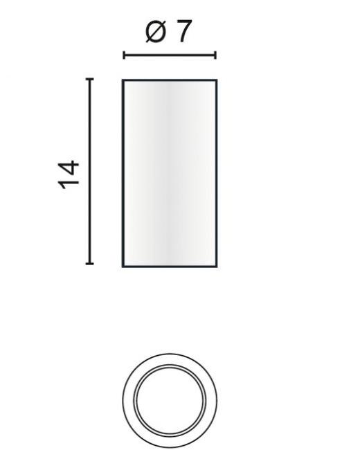 EGOLUCE Алюминиевый светодиодный потолочный светильник  5660  - Вид №5
