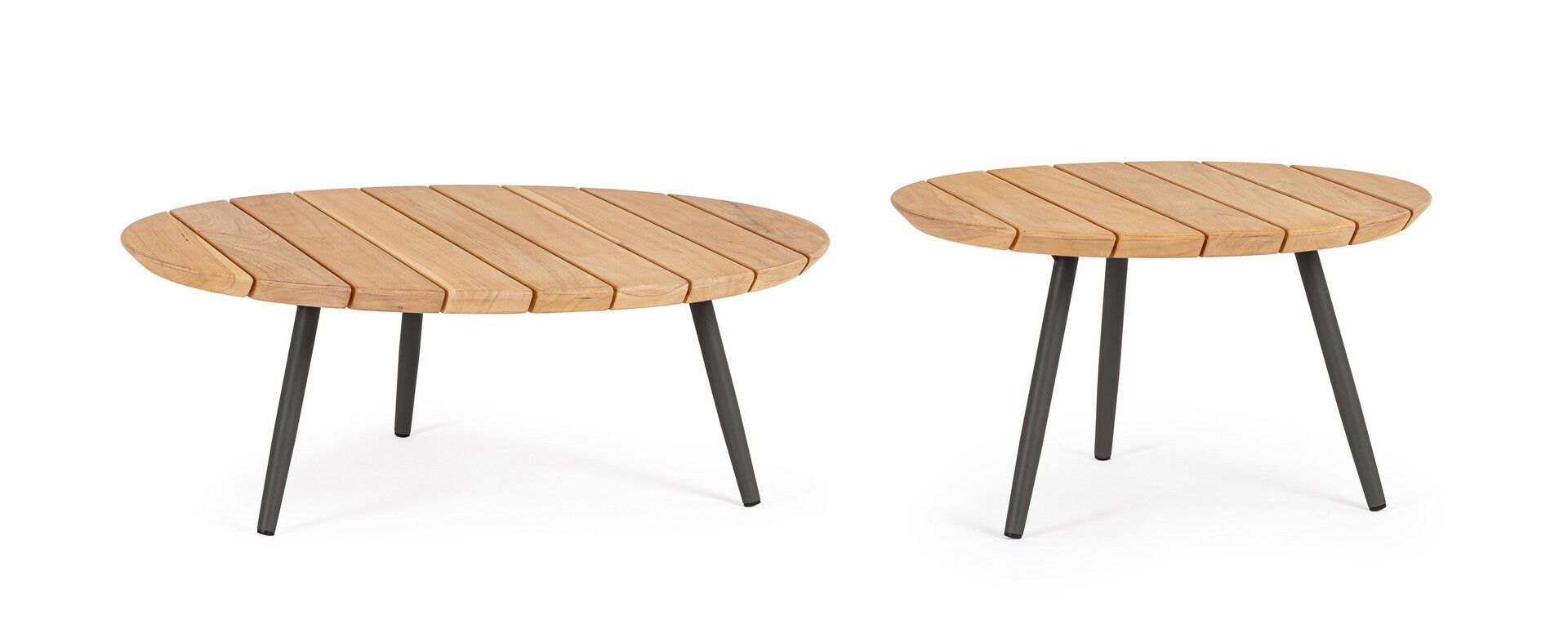 Круглый стол из тикового дерева BIZZOTTO Ivissa ARCH-00022431 - Вид №1