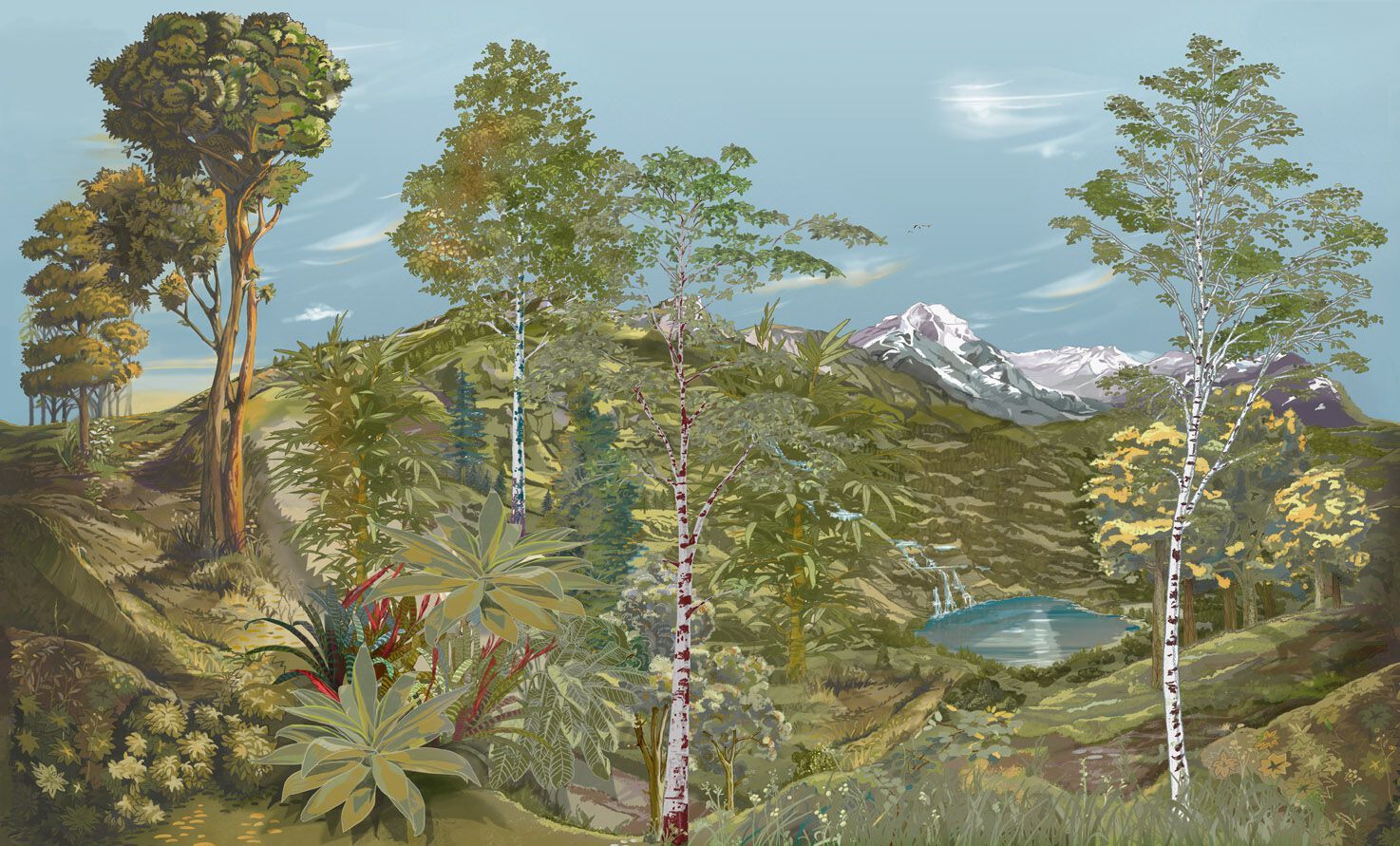 Обои с пейзажами Jannelli&Volpi GRAN PARADISO ARCH-00099357