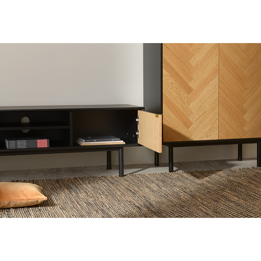 42153160 Тумба под ТВ , calvi, 160х43х50 см Unique Furniture  - Вид №1