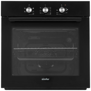 1115469 Электрический духовой шкаф Simfer B6EB16011 черный