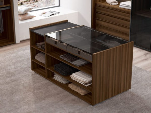 Деревянный островной комод