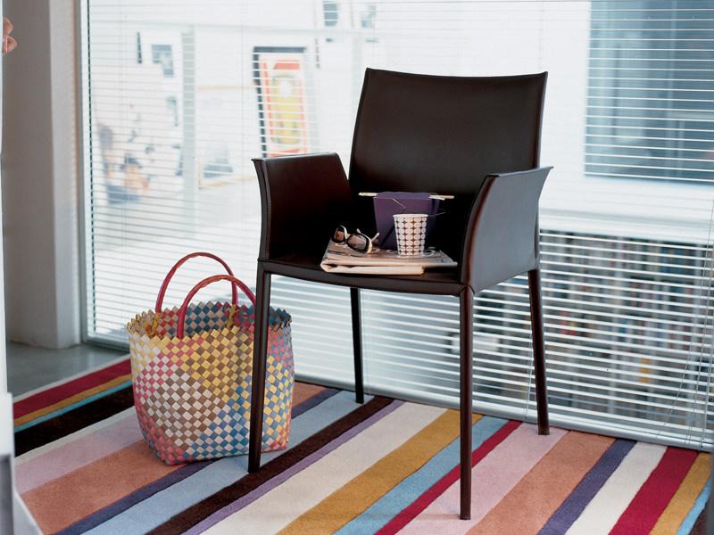 Zanotta Кожаное кресло с подлокотниками sun-id-1482923 - Вид №1