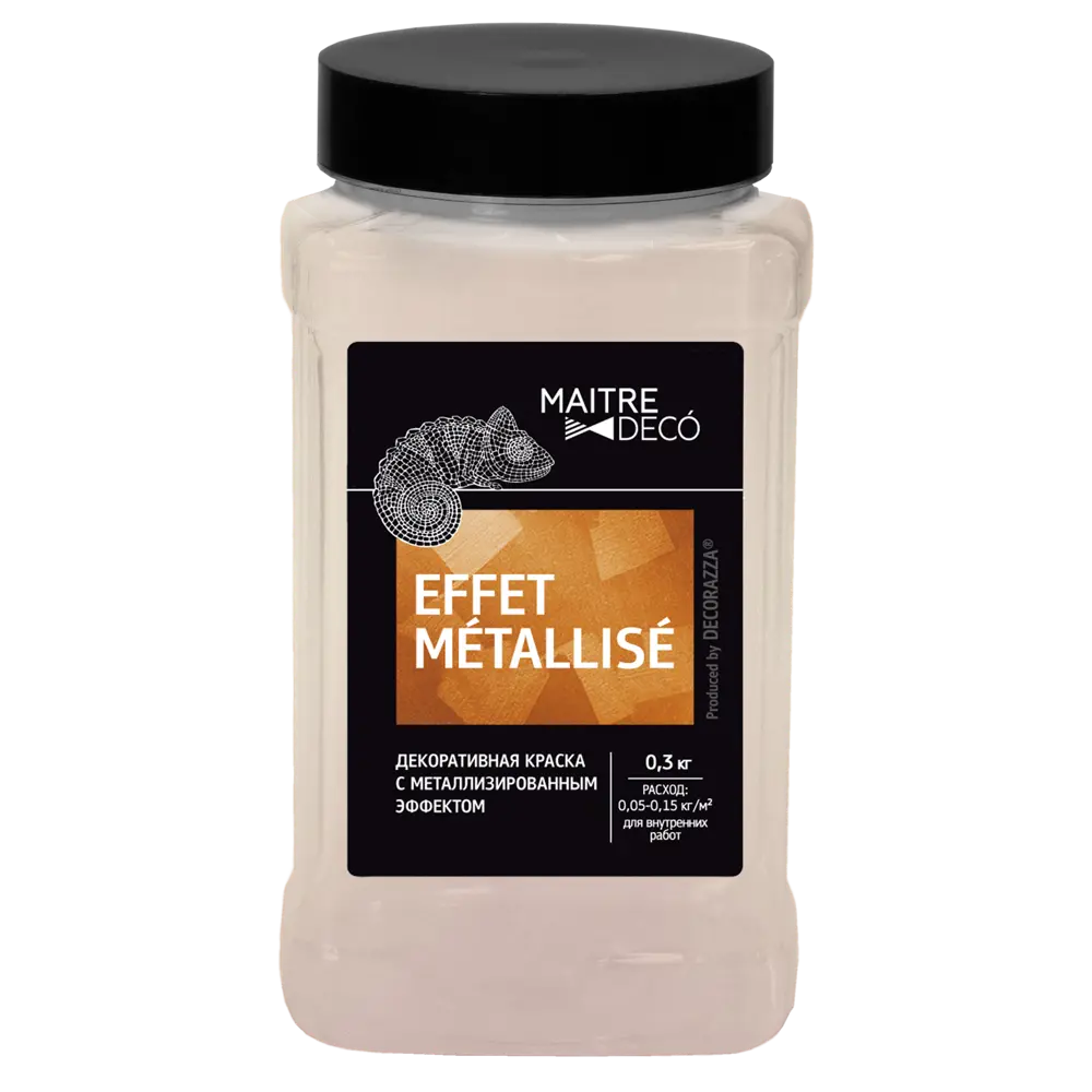 MAITRE DECO Декоративная краска Metallise Rose с металлическим блеском 0.3 кг 82891086 STLM-0037580 - Вид №5