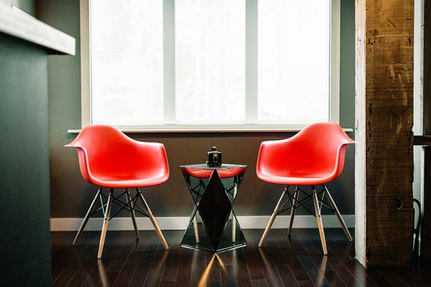 Стул Klassic Premium DAW красный (eames style) TASHOTI ДИЗАЙНЕРСКИЕ, EAMES STYLE 010022 Голубой  - Вид №1