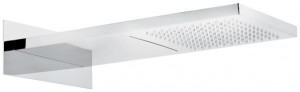 C06652CR Верхний душ. 500*260. 2 режима (дождь и водопад). Сталь, цвет хром