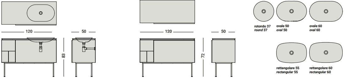 Nic Мебель для умывальника с ящиками Lama sun-id-1426386 - Вид №4