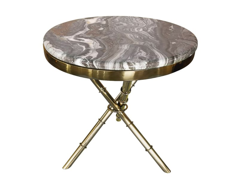 Круглый журнальный столик из искусственного мрамора K-Lighting Patron ARCH-00137931