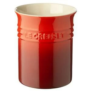 Емкость для хранения лопаток Le Creuset, каменная керамика, Ø15 см, вишневая
