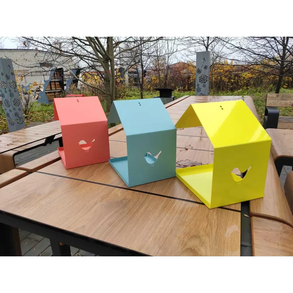 Кормушка для птиц цвет голубой Santreyd STLM-2208293 - Вид №3