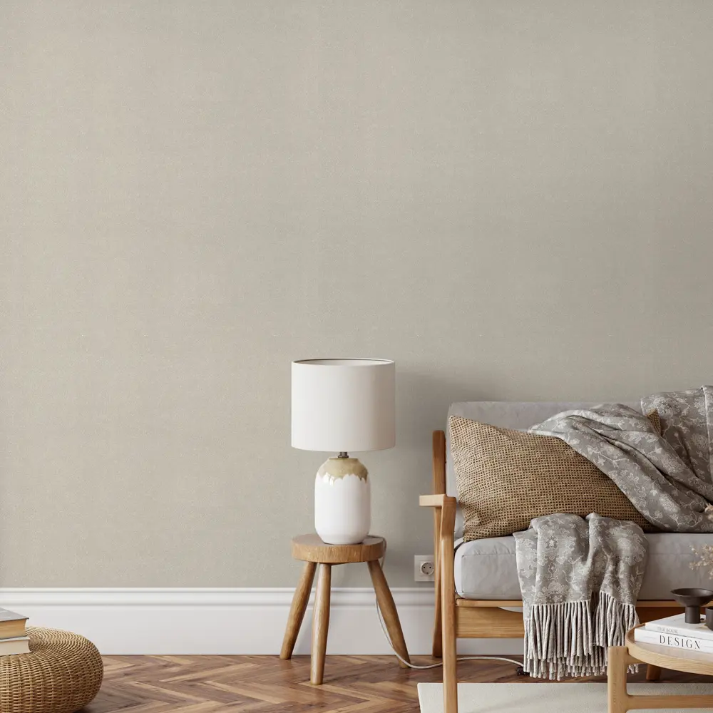 Обои флизелиновые Inspire Dots темно-бежевые 1.06 м STLM-2149547 - Вид №2