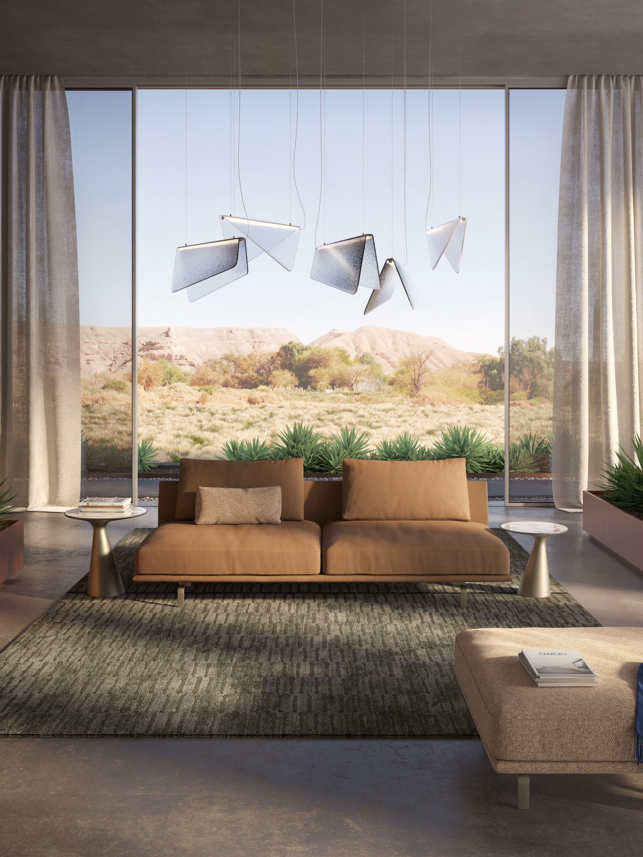 4-местный модульный тканевый диван Cattelan italia HAYDEN ARCH-00140148 - Вид №1