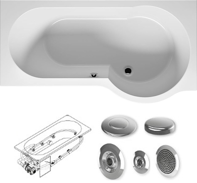 BA8000500000000_hit1 Ванна Riho Dorado Santreyd - Вид №2