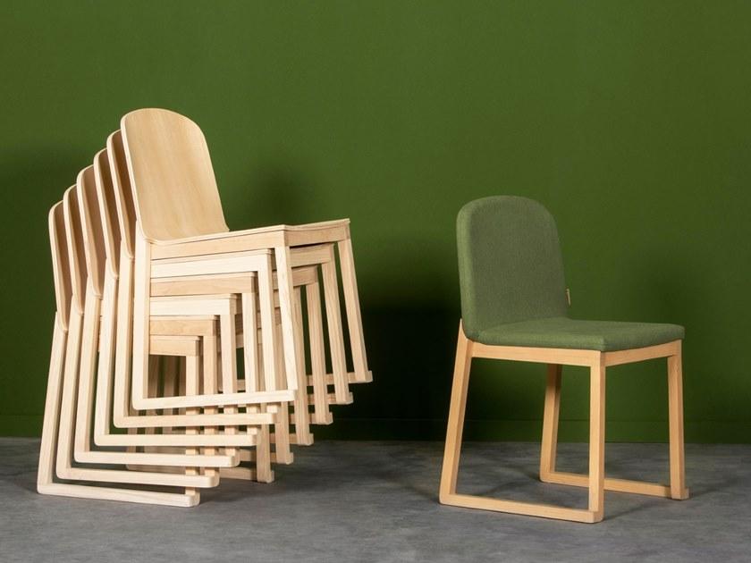 Anesis Стул с обивкой из массива дерева  A90+  - Вид №9