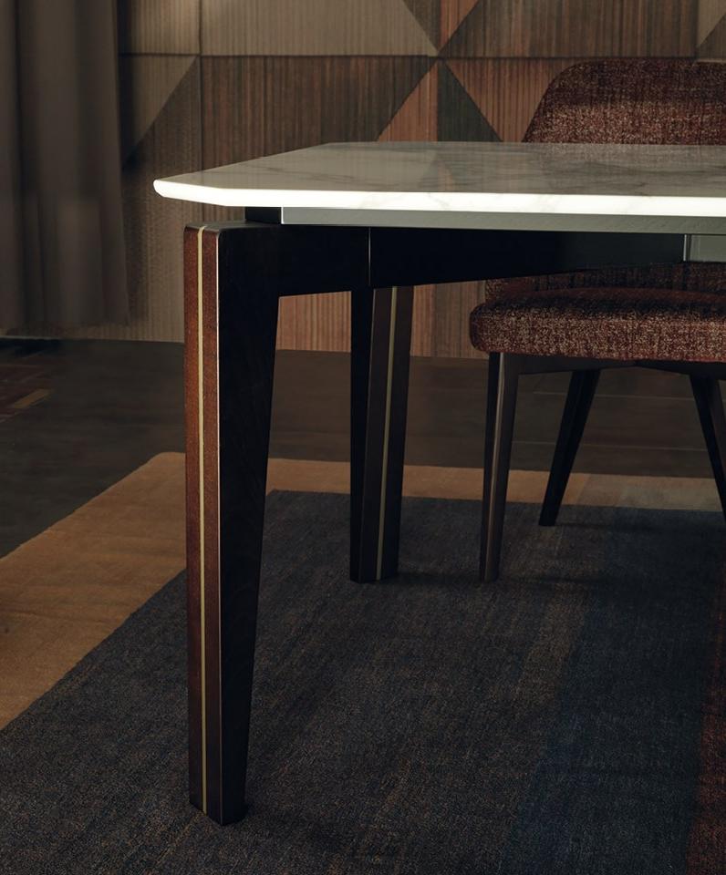 Borzalino Прямоугольный обеденный стол из мрамора sun-id-1446642 - Вид №3