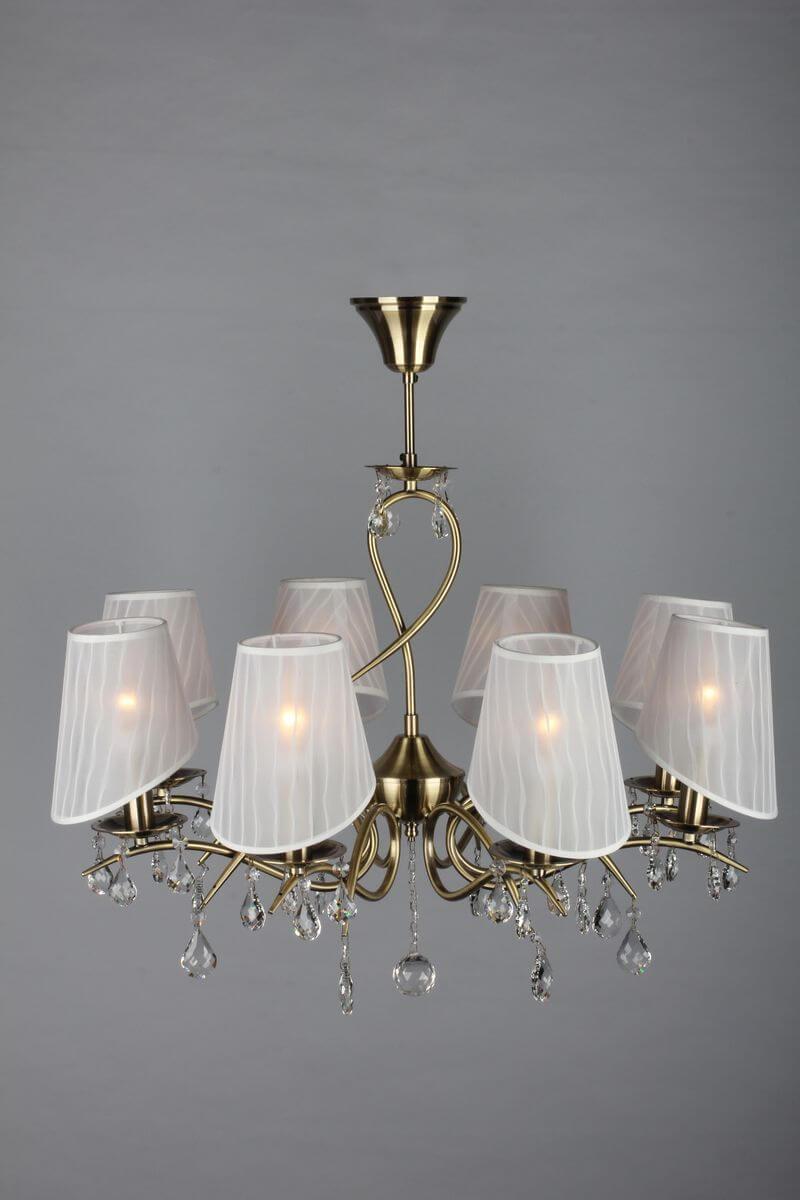 Подвесная люстра Omnilux OML-46203-08 OMNILUX OML-462 185856 Белый  - Вид №1