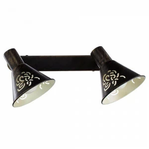 Спот настенный на 2 лампы коричневый Cono A5218AP-2BR ARTE LAMP CONO 00-3926226 Коричневый