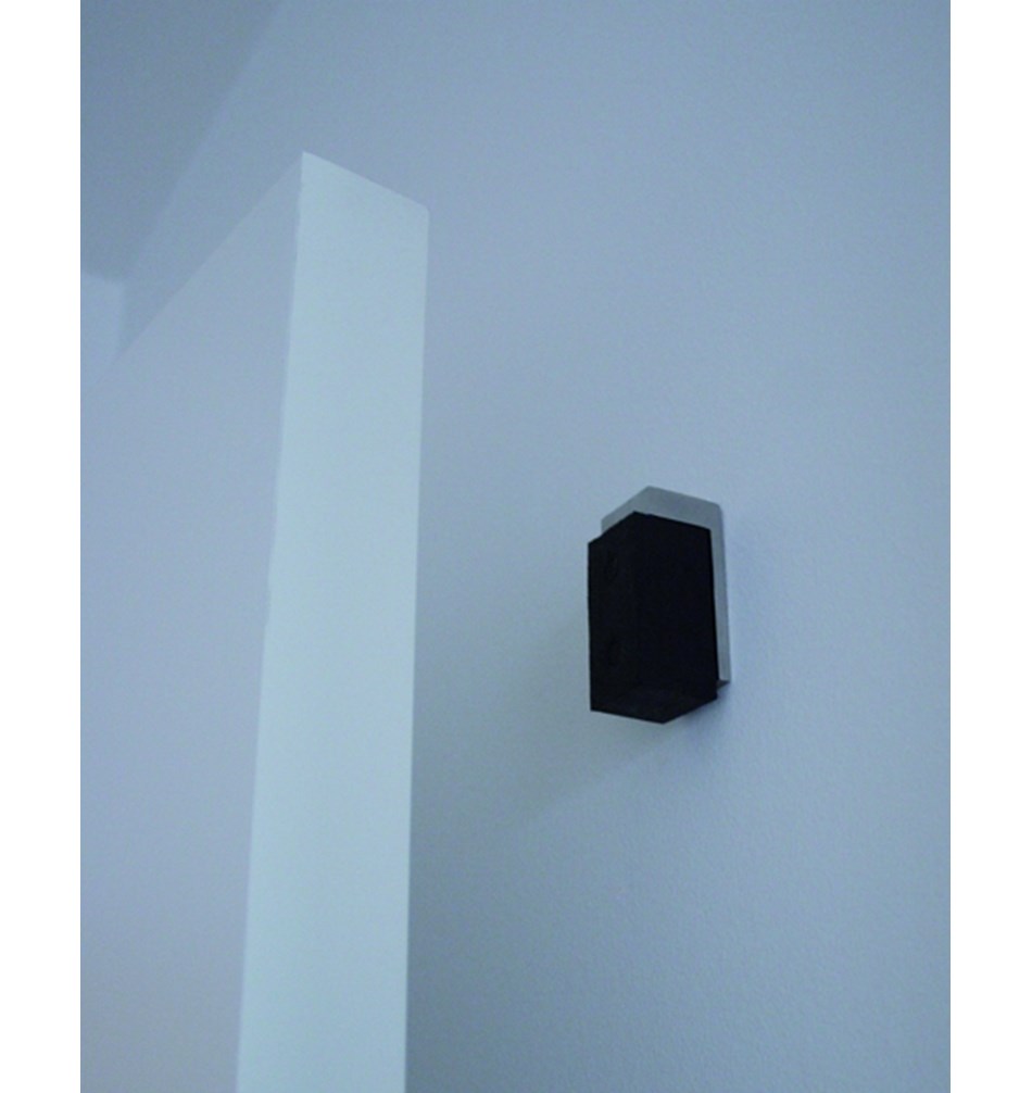 FROST Дверной упор 5002 » матовый / черный Нержавеющая сталь / резина Матовый / черный A5002BS  - Вид №2