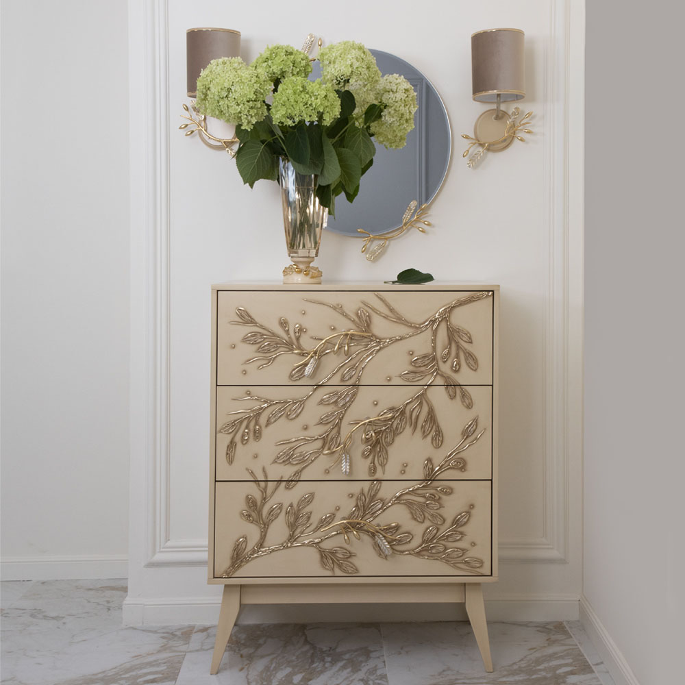 35065 Бра Oliva Branch Айвори левое BOGACHO 4627196596900 - Вид №1