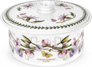 10568464 Portmeirion Блюдо для горячего с крышкой Portmeirion Ботанический сад.Душистый горошек 1,7л, фарфор Фарфор