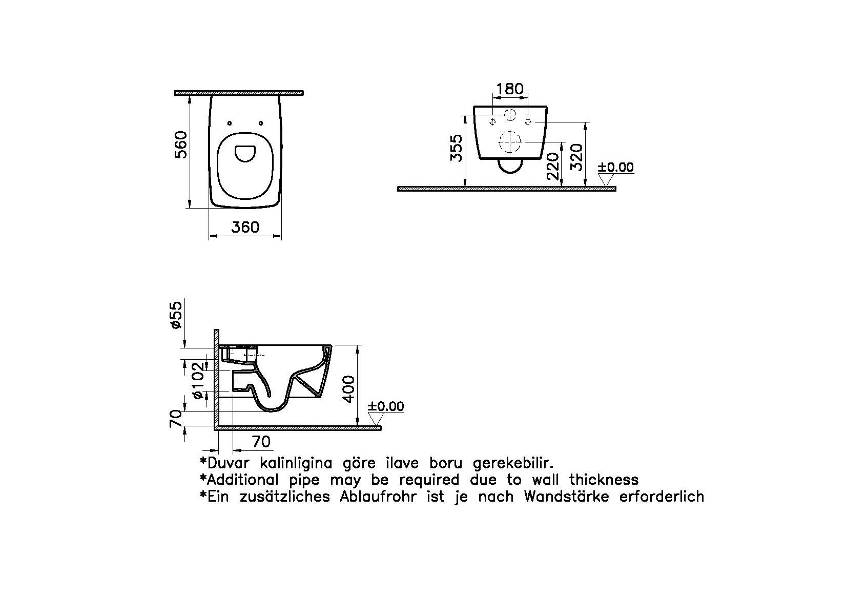 7672B083-0101 Биде Vitraglobal Metropole - Вид №1