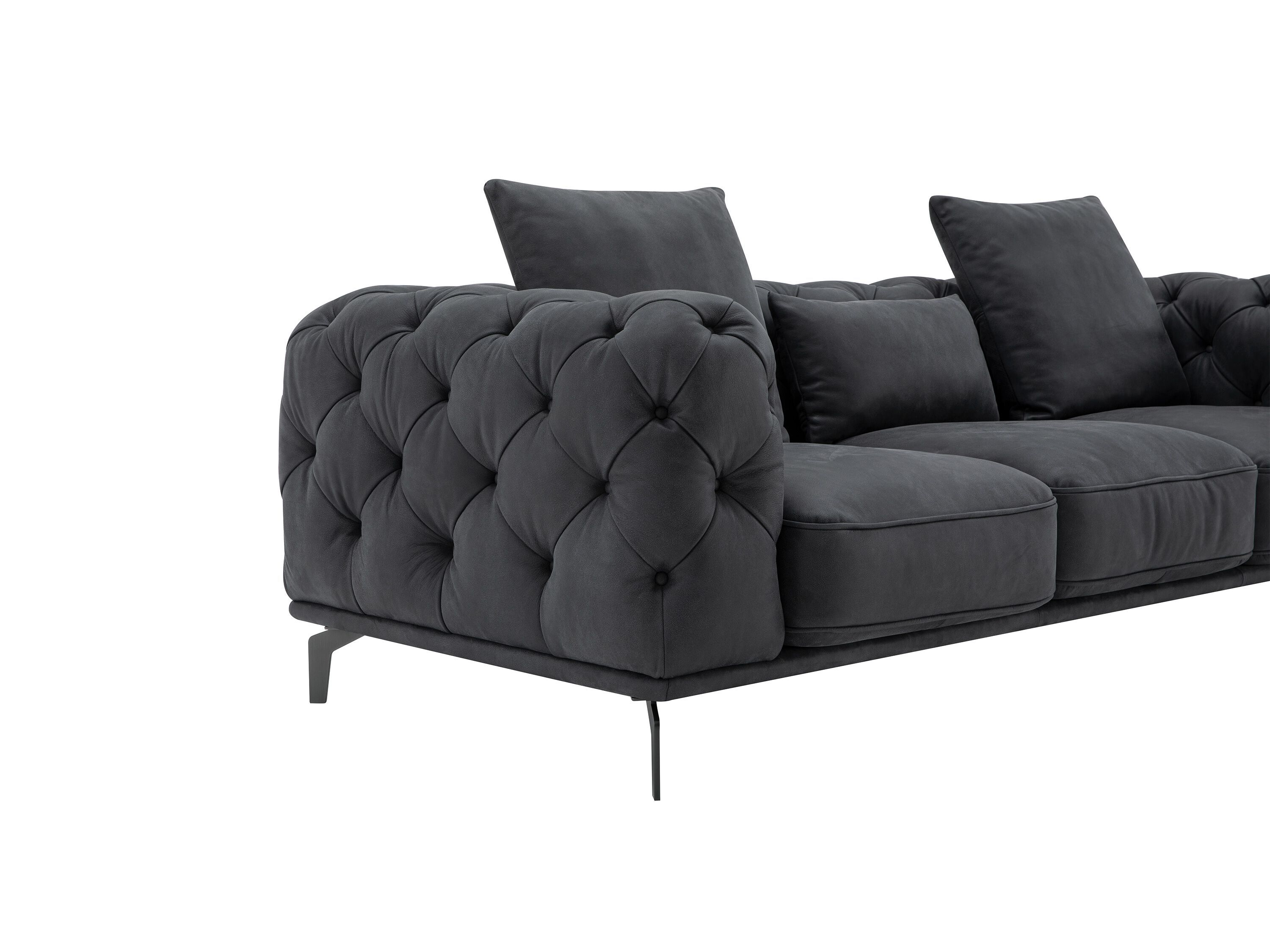 3-местный кожаный капитонный диван CAMPO DE' FIORI эпоха ARCH-00049650 - Вид №5