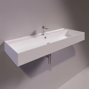 AG121BIANCO Подвесная раковина настенная прямоугольная Simas Agile белая