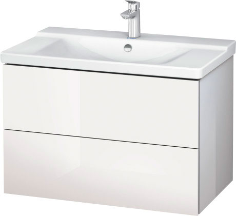 LC624709191 L-Cube Тумбочка подвесная Серо-коричневый декор Duravit - Вид №2