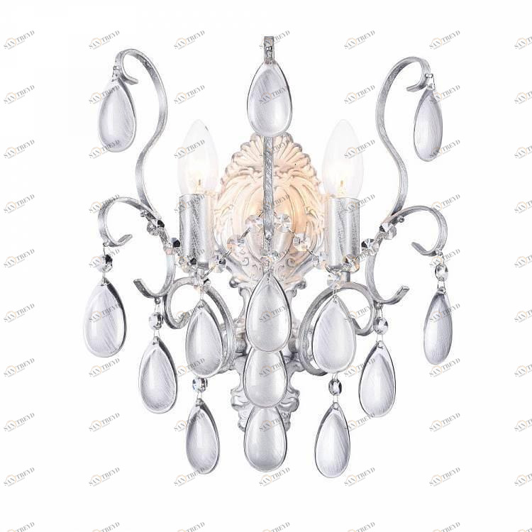 Бра настенное серебристое Freya Chabrol FR2302WL-02S FREYA СВЕЧА 00-3931262 Серебро 