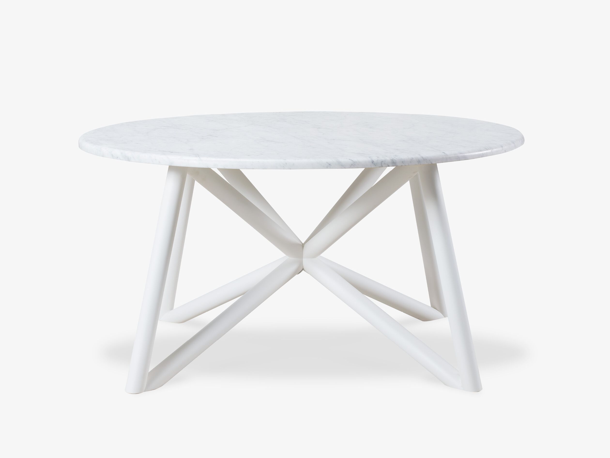 Каррарский мраморный круглый садовый стол VELTHA® Uni ARCH-00043997