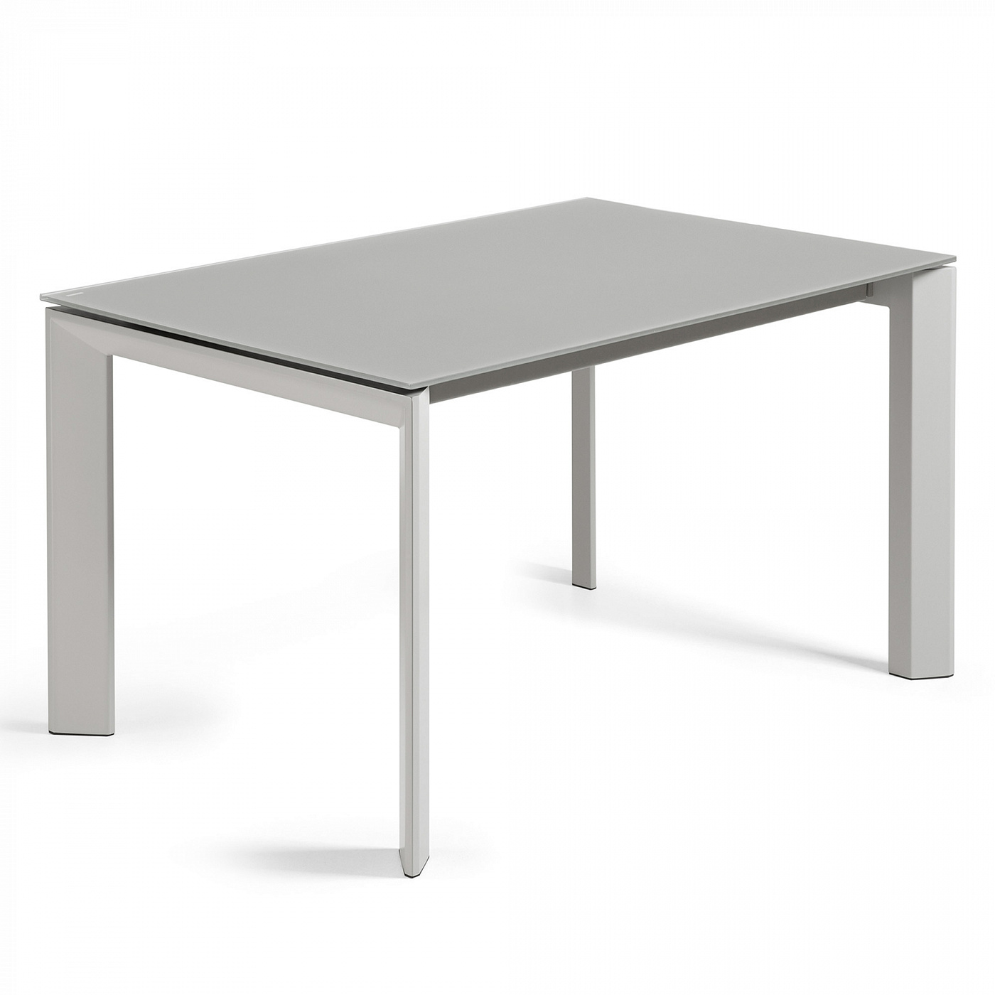 051216 Стол Atta 140 (200) x90 серый, стекло La Forma Axis - Вид №1