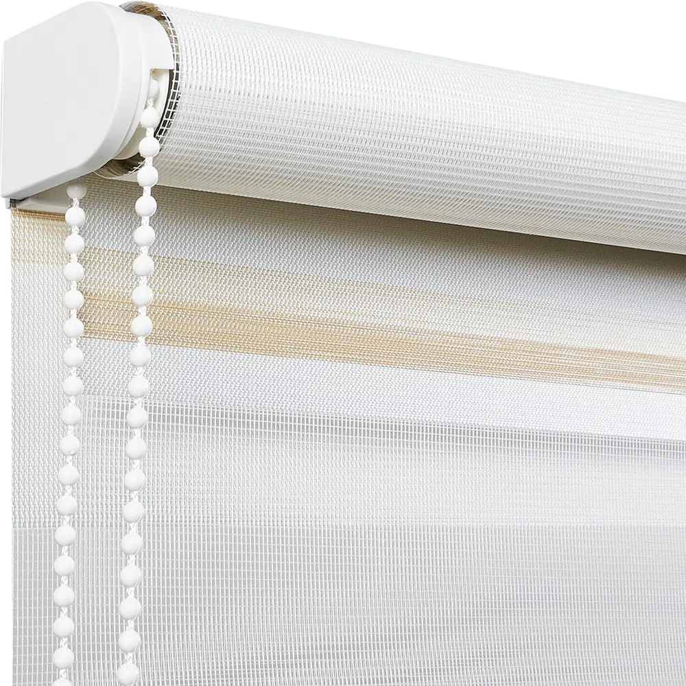 Штора рулонная день-ночь Лечче 100x160 см бежево-молочная MIAMOZA STLM-2048897 - Вид №2