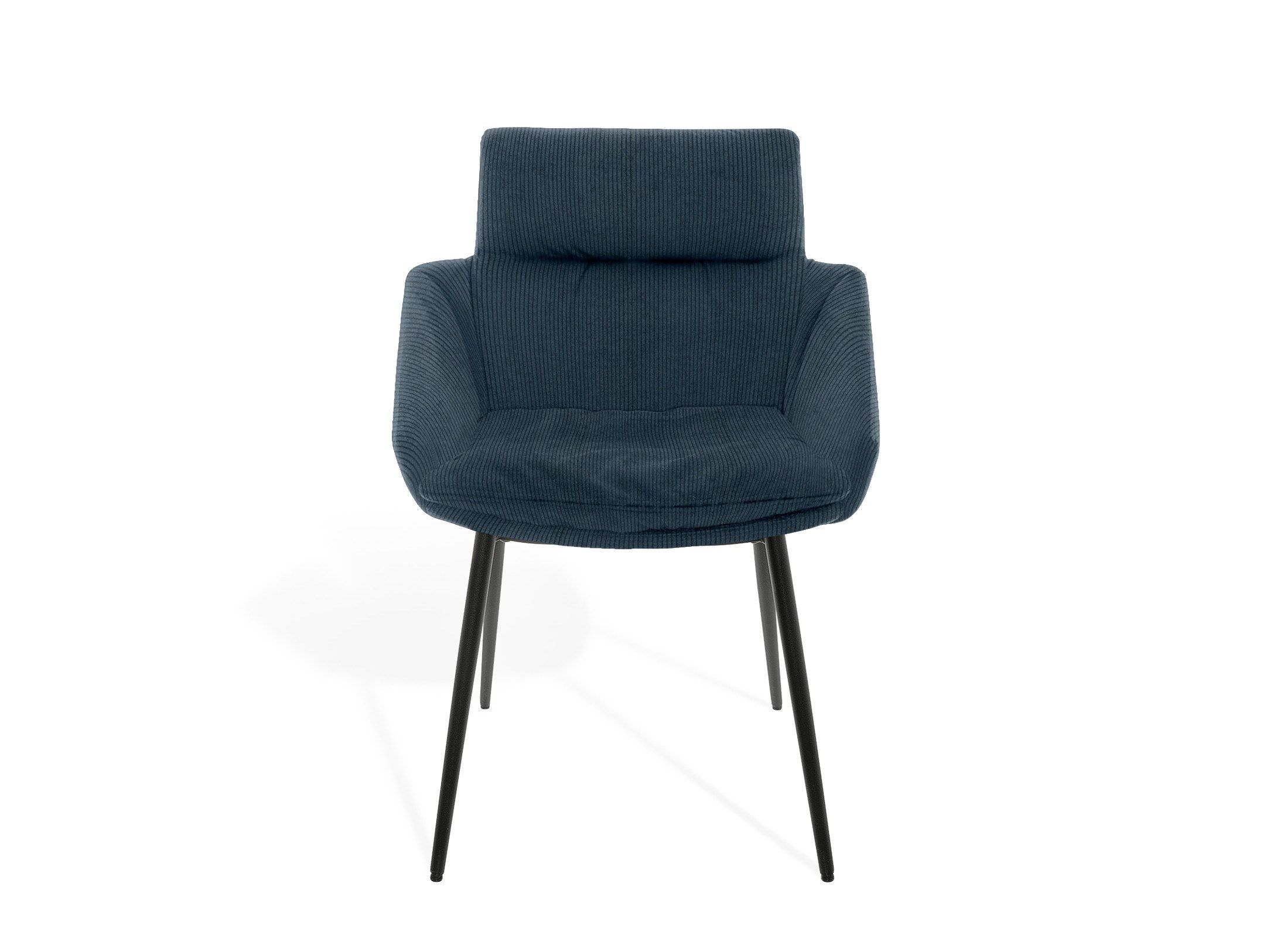 Мягкий стул с низкими подлокотниками и основанием с 4 ножками KFF Faye ARCH-00127793 - Вид №2