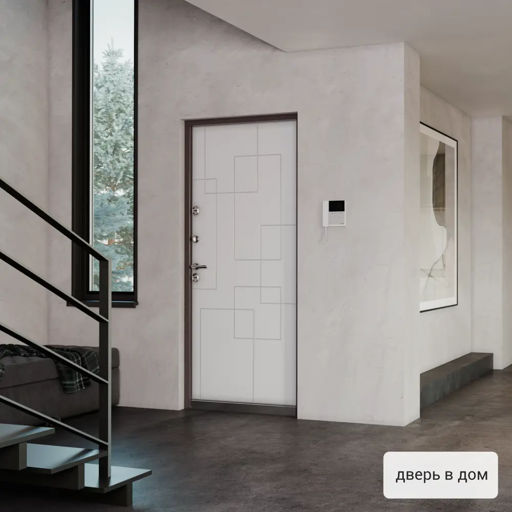 Дверь входная металлическая Термо 95x205 см левая цвет ринго белый TOREX STLM-2166274 - Вид №14