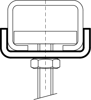6535109 Монтажные профиля BIS Шайбы (U-образные) монтаж в профиле BIS RapidRail® WALRAVEN  - Вид №2