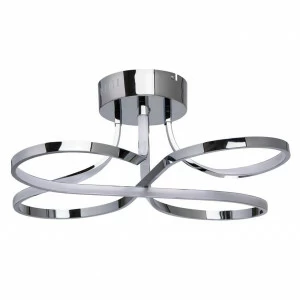 Потолочный светильник светодиодный хром "Аурих" 496015202 DE MARKT АУРИХ 12 00-3890396 Хром