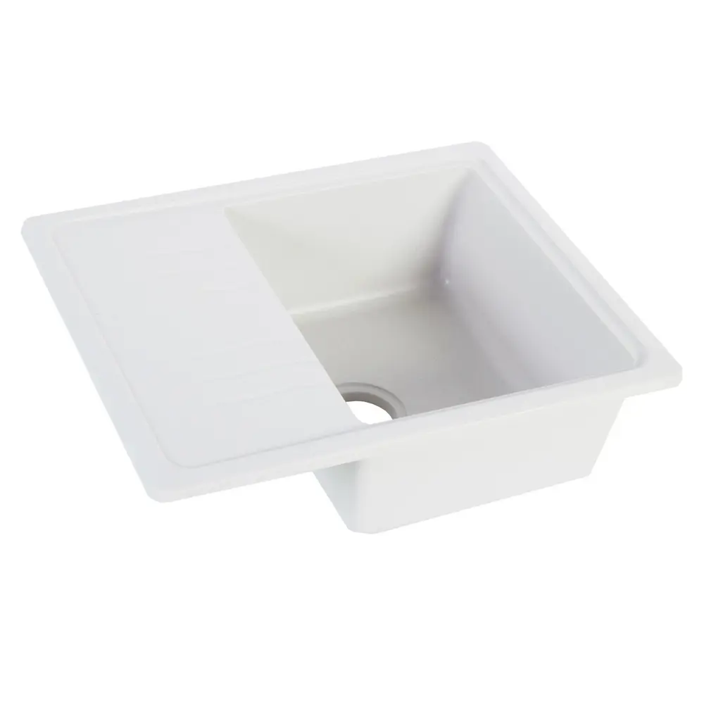 Мойка Delinia FG 61х48 см, цвет арктик, кварц STLM-2132069 - Вид №1