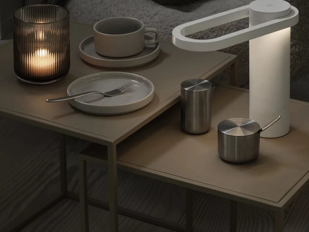 Квадратный стальной журнальный столик с порошковым покрытием blomus Fera ARCH-00152521 - Вид №12