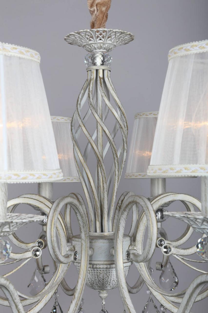 Подвесная люстра Omnilux OML-79103-08 OMNILUX ДИЗАЙНЕРСКИЕ 186447 Белый  - Вид №3