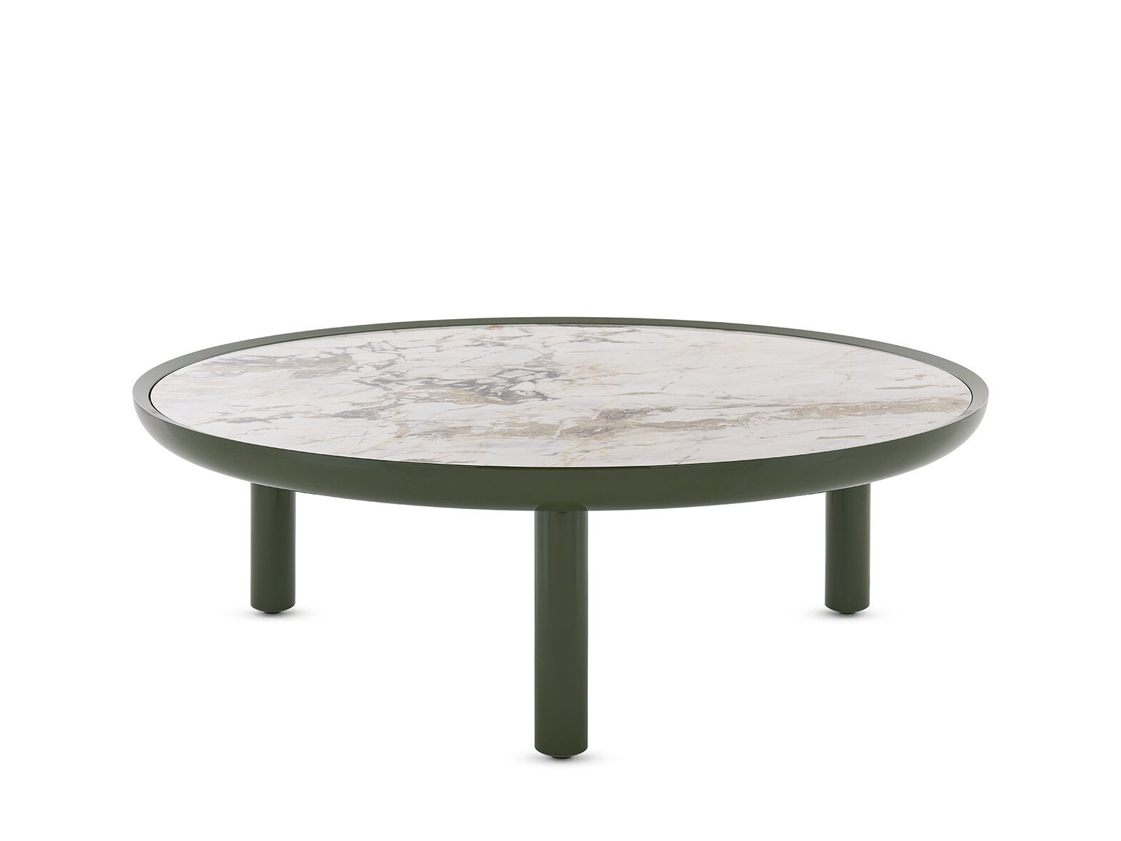 Низкий круглый журнальный столик из керамогранита Kartell K-TOP ARCH-00062411 - Вид №5